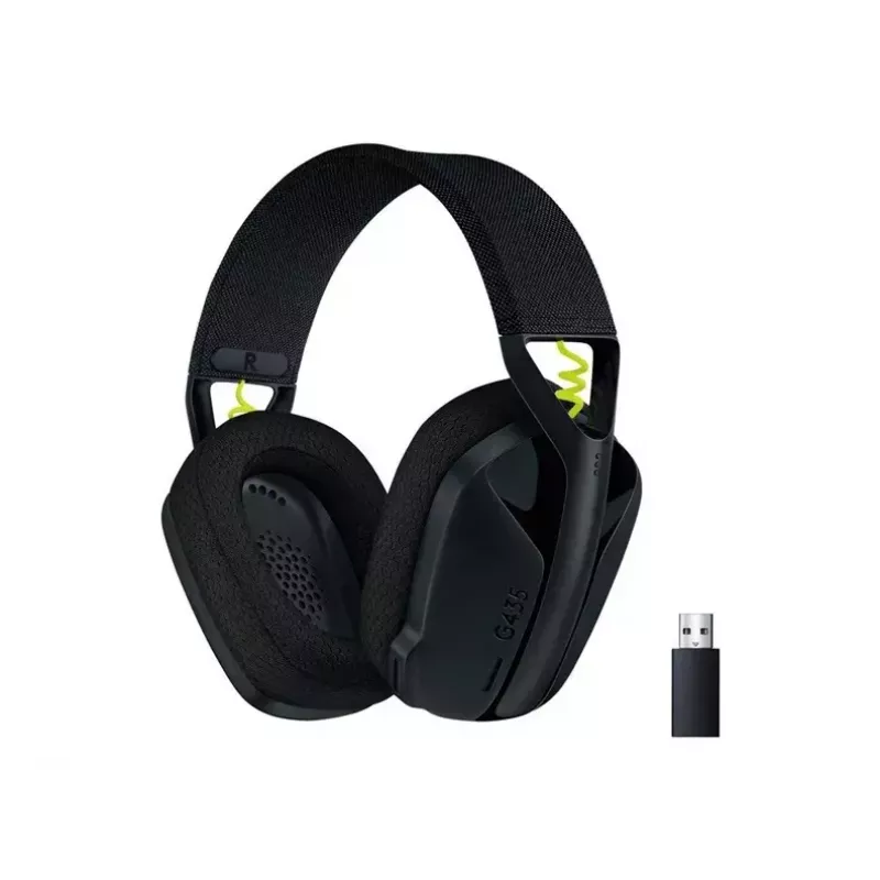 LOGITECH G435 Lightspeed draadloze gaming-headset - zwart
