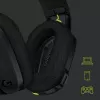 LOGITECH G435 Lightspeed draadloze gaming-headset - zwart
