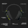LOGITECH G435 Lightspeed draadloze gaming-headset - zwart