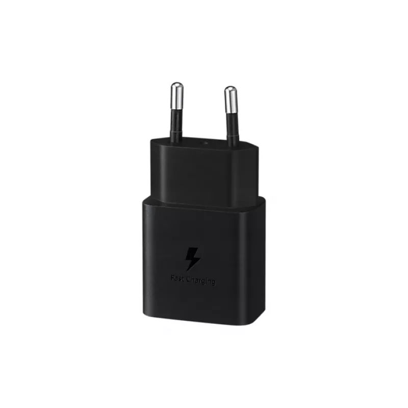 Mobiele oplader Samsung EP-T1510XBEGEU, 1 USB-C-aansluiting, 9V/1.67A-uitgang, 1 m kabel, zwart