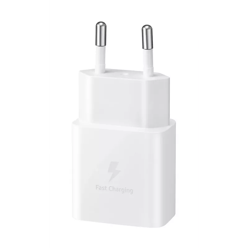 AC indoor snellader Samsung EP-T1510XWEGEU, USB-C 1-poort, 5–9 V, 1 m kabel, wit