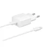 AC indoor snellader Samsung EP-T1510XWEGEU, USB-C 1-poort, 5–9 V, 1 m kabel, wit