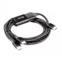 CLUB3D USB Type-C Y-oplaadkabel naar 2x USB Type-C, max. 100W, 1,83m/6ft M/M