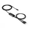 CLUB3D USB Type-C Y-oplaadkabel naar 2x USB Type-C, max. 100W, 1,83m/6ft M/M