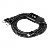 CLUB3D USB Type-C Y-oplaadkabel naar 2x USB Type-C, max. 100W, 1,83m/6ft M/M