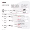 CLUB3D USB Type-C Y-oplaadkabel naar 2x USB Type-C, max. 100W, 1,83m/6ft M/M