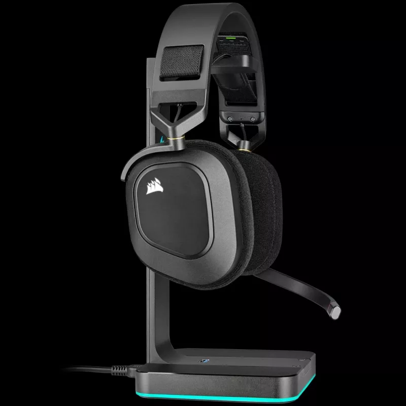 CORSAIR gamingheadset HS80 - draadloos - carbon