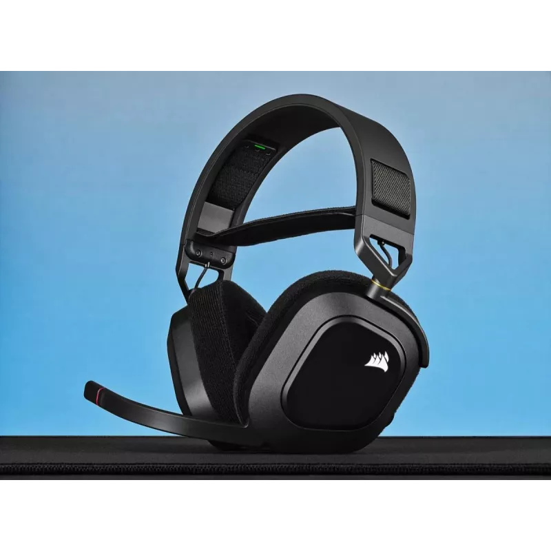 CORSAIR gamingheadset HS80 - draadloos - carbon