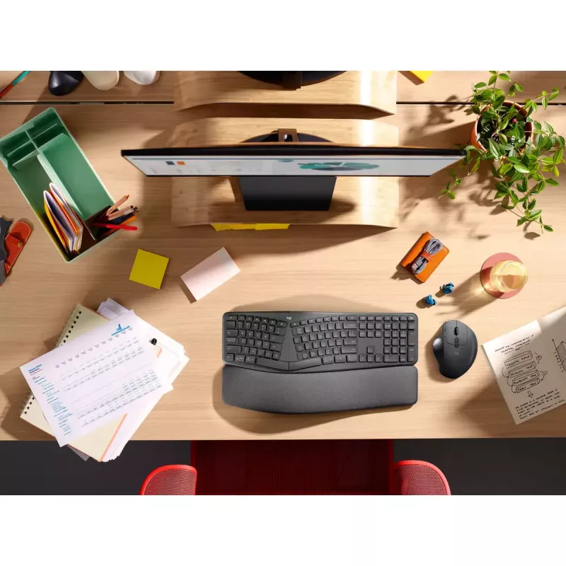 LOGITECH Ergo K860 - draadloos split-toetsenbord business graphite Qwerty Pan Nordic