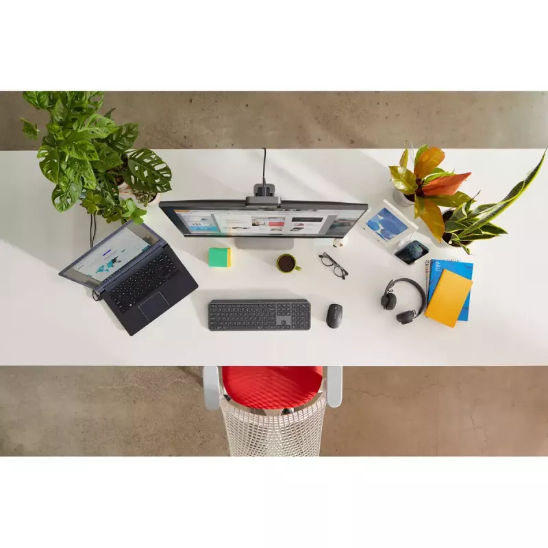 LOGITECH MX Keys For Business - draadloos toetsenbord - grafiet - US International Qwerty