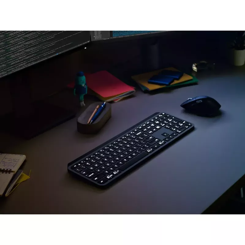 LOGITECH MX Keys For Business - draadloos toetsenbord - grafiet - US International Qwerty