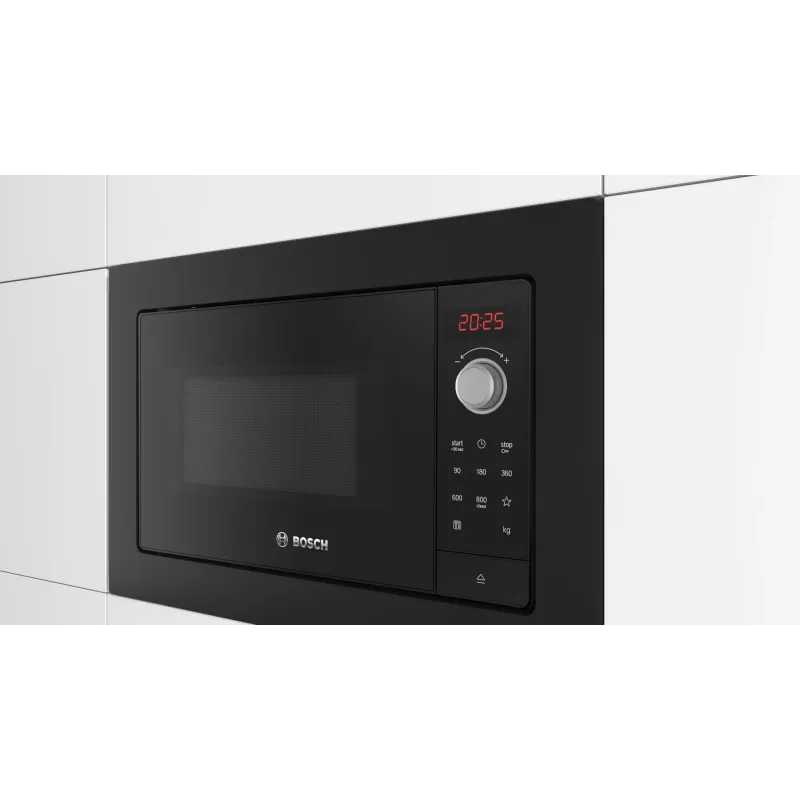 Bosch Serie 2 BFL623MB3 magnetron zwart solo-magnetron inbouw 20 L 800 W