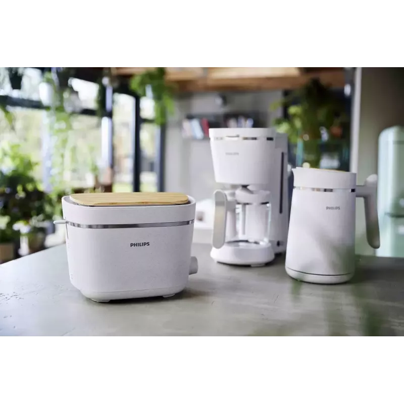 Broodrooster Philips HD2640/10 Eco Conscious Edition, 2-sneet, 830 W, wit