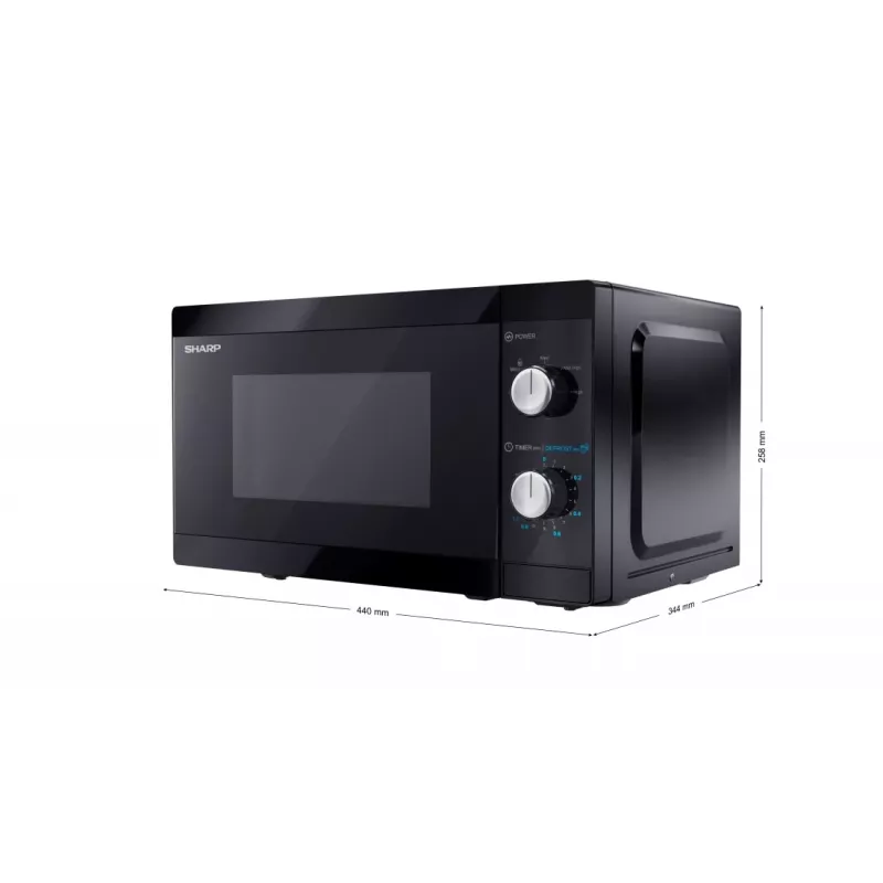 Sharp YC-MS01E-B magnetron zwart solo-magnetron werkblad 20 l 800 W