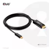 CLUB3D HDMI naar USB Type-C 4K60Hz actieve kabel M/M 1,8 m/6 ft