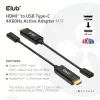 CLUB3D HDMI naar USB Type-C actieve adapter 4K60Hz M/F