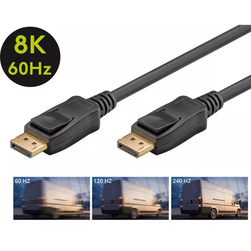Goobay DisplayPort-kabel 58534 2 m zwart
