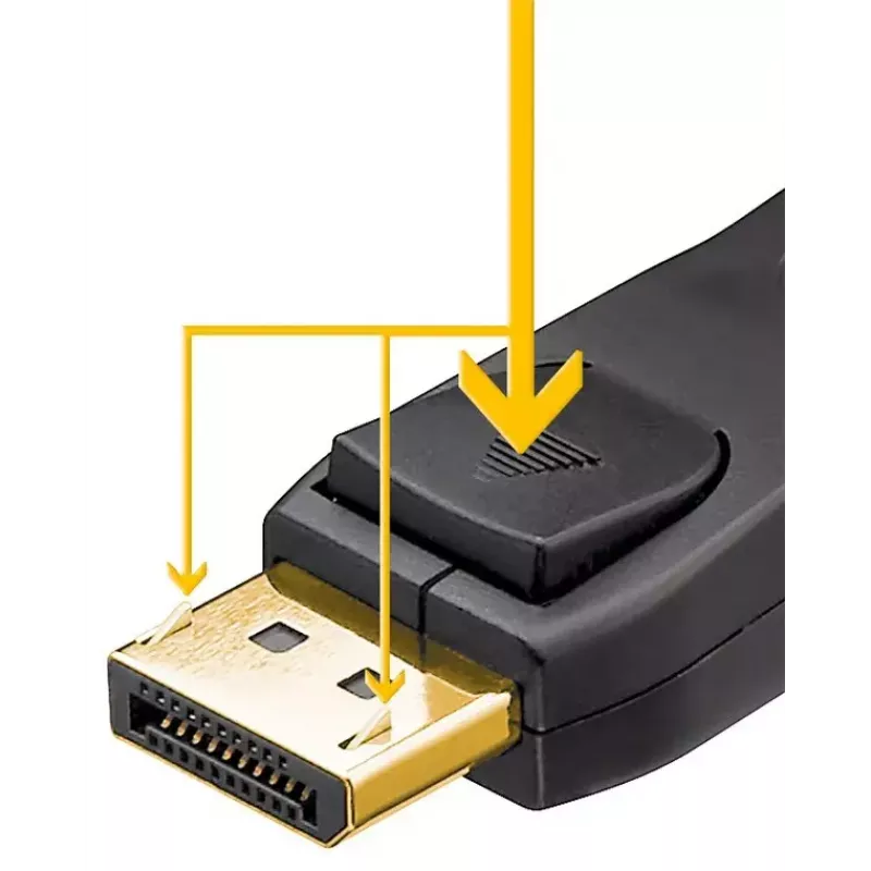 Goobay DisplayPort-kabel 58534 2 m zwart