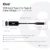 Club 3D CAC-1536 USB 3.2 Gen2 Type-C naar Type-A verlengkabel, 10 Gbps, male/female, 5 m, zwart