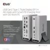 Dockingstation CLUB3D CSV-1568 metalen behuizing USB Gen2 Type-C USB Gen2 Type-A HDMI DP VGA RJ45 120W