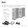 Dockingstation CLUB3D CSV-1568 metalen behuizing USB Gen2 Type-C USB Gen2 Type-A HDMI DP VGA RJ45 120W