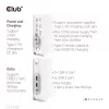 Dockingstation CLUB3D CSV-1568 metalen behuizing USB Gen2 Type-C USB Gen2 Type-A HDMI DP VGA RJ45 120W