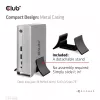 Dockingstation CLUB3D CSV-1568 metalen behuizing USB Gen2 Type-C USB Gen2 Type-A HDMI DP VGA RJ45 120W