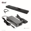 CLUB3D USB Gen1 Type-C triple display DP Alt Mode Displaylink dynamic PD charging dock met 120-watt voeding