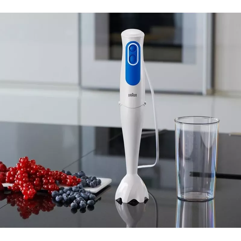 Braun MQ 3000 Smoothie 0,6 l staafmixer 700 W blauw, wit