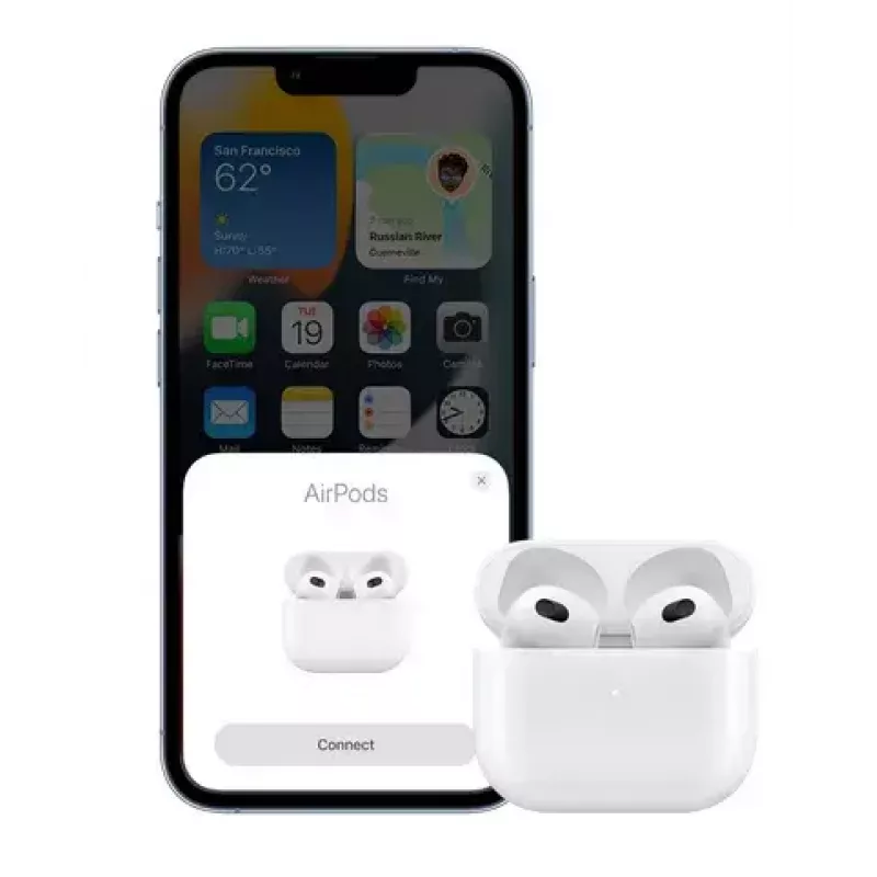 Apple AirPods 3e generatie + MagSafe oplaadcase bellen/muziek Bluetooth wit