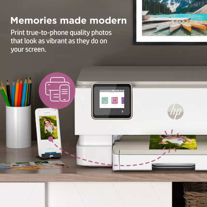 HP ENVY Inspire 7220e draadloze all-in-one kleurenprinter, Instant Ink; kopiëren, scannen