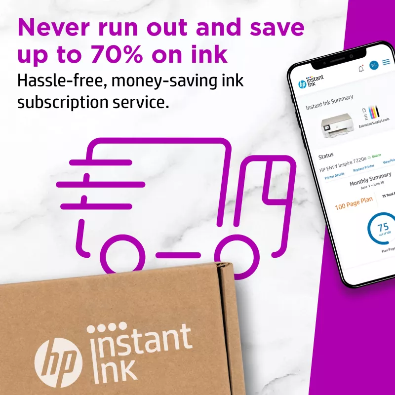 HP ENVY Inspire 7220e draadloze all-in-one kleurenprinter, Instant Ink; kopiëren, scannen