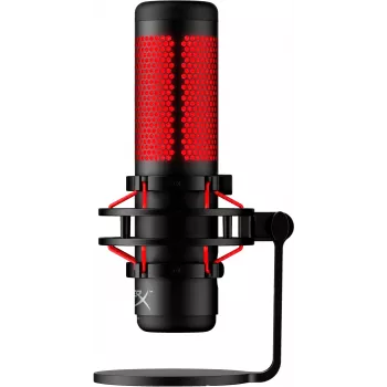 HyperX QuadCast - USB-microfoon (zwart-rood) - rode verlichting
