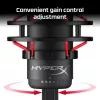 HyperX QuadCast - USB-microfoon (zwart-rood) - rode verlichting