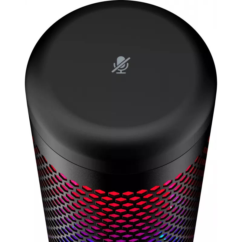 HyperX QuadCast S - USB-microfoon (zwart-grijs) - RGB-verlichting