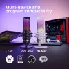 HyperX QuadCast S - USB-microfoon (zwart-grijs) - RGB-verlichting