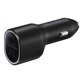 Auto-oplader Samsung EP-L4020 40W (12V ingang) USB-C 25W+15W zwart voor smartphones