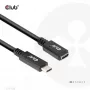 CLUB3D USB Gen1 Type-C verlengkabel 5 Gbit/s 60 W (20 V/3 A) 4K60Hz M/F 2 m/6,56 ft