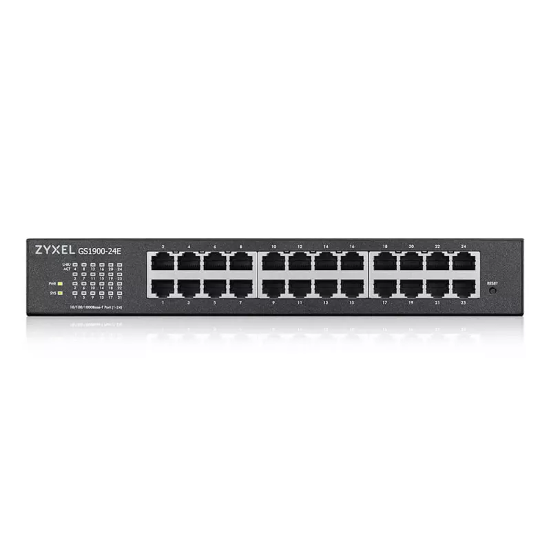 Zyxel GS1900-24E-EU0103F netwerkswitch managed L2 Gigabit Ethernet (10/100/1000) 1U zwart