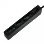 Verlengsnoer LogiLink LPS229B 1,5 m 3 AC-stopcontacten binnen zwart