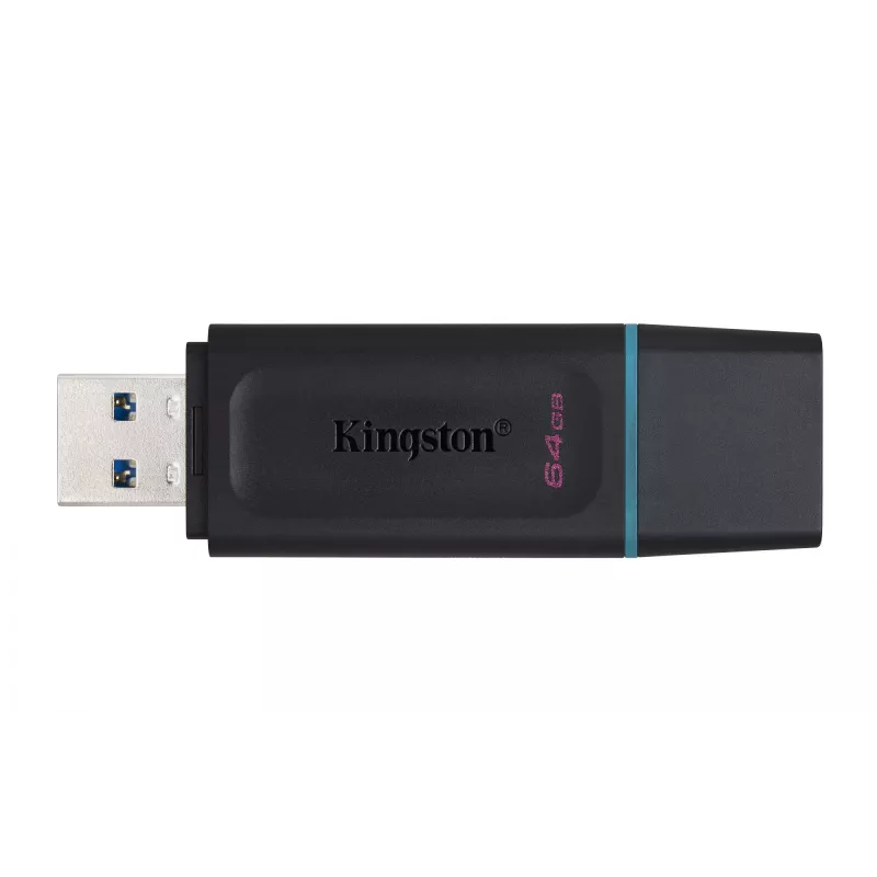 Kingston DataTraveler Exodia 64 GB USB 3.2 Gen 1 usb-stick, 2 stuks, zwart/turkoois