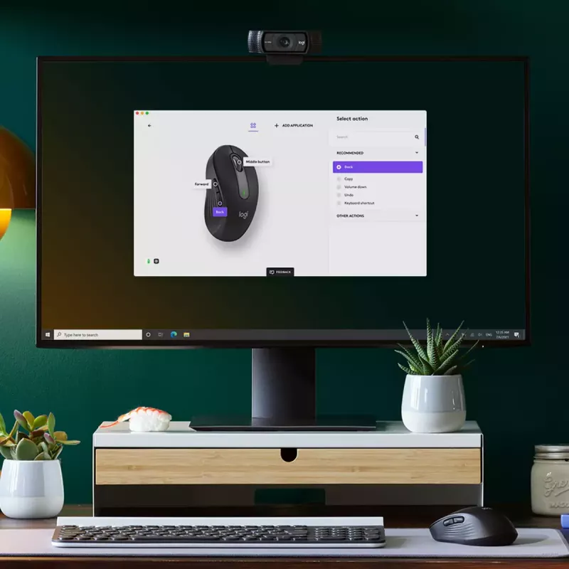 LOGITECH Signature M650 L draadloze muis – voor grote handen – rechtshandig – grafiet