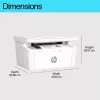 Multifunctionele laserprinter HP LaserJet MFP M140w — mono, 20 ppm, 600×600 DPI, A4, Wi‑Fi, Ethernet, wit