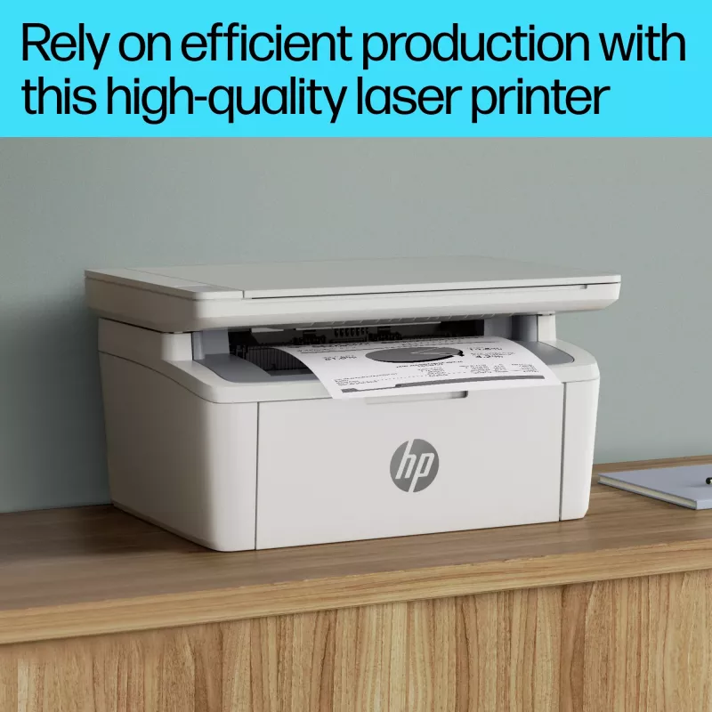 Multifunctionele laserprinter HP LaserJet MFP M140w — mono, 20 ppm, 600×600 DPI, A4, Wi‑Fi, Ethernet, wit