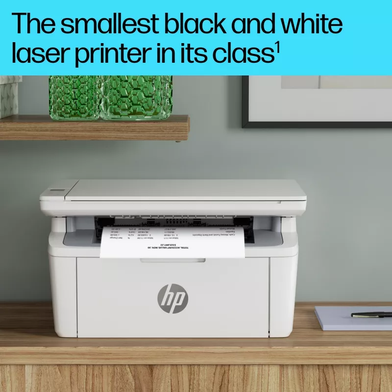 Multifunctionele laserprinter HP LaserJet MFP M140w — mono, 20 ppm, 600×600 DPI, A4, Wi‑Fi, Ethernet, wit