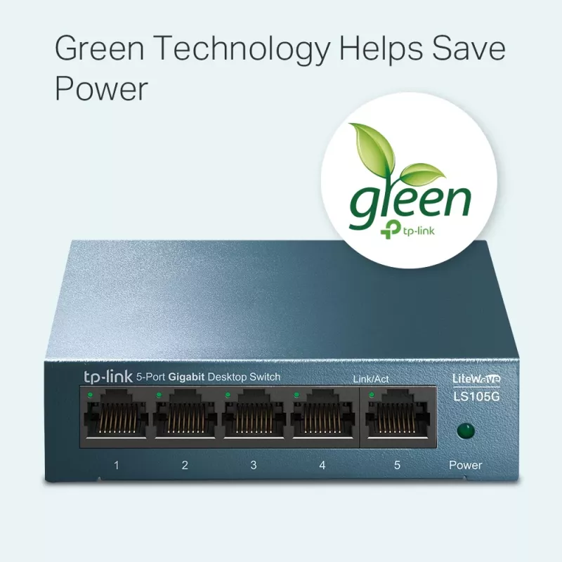 TP-Link 5-poorts 10/100/1000Mbps desktop-netwerkswitch