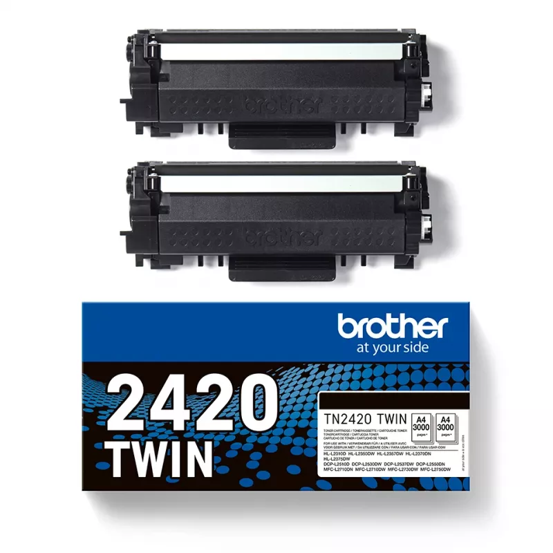Toner Brother TN2420 TWIN-pack 3000 pagina's zwart