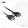 Club 3D CAC-1710 VGA-kabel HD-15 male/male, bidirectioneel, 10 m, 1080p, zwart