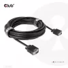 Club 3D CAC-1710 VGA-kabel HD-15 male/male, bidirectioneel, 10 m, 1080p, zwart