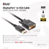 DisplayPort naar VGA-kabel M/M CLUB3D CAC-1012 2m